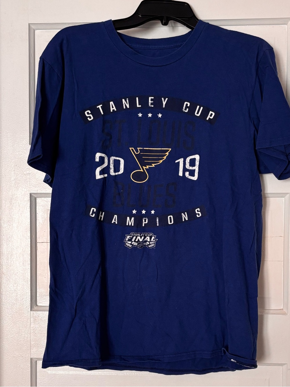 Fanatics Royal Blue St. Louis Stanley Cup Champions Tee